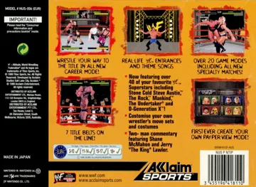 WWF Attitude (Europe) box cover back